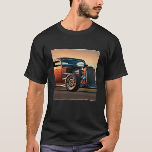 ein Oldtimer mit Warmwedel T-Shirt (Vorderseite)