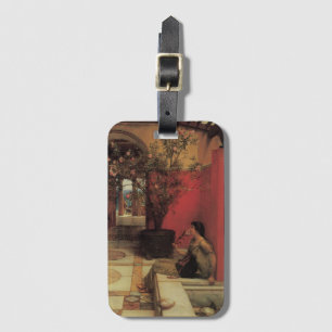 Ein Oleander von Alma Tadema, Vintage Flowers Gepäckanhänger