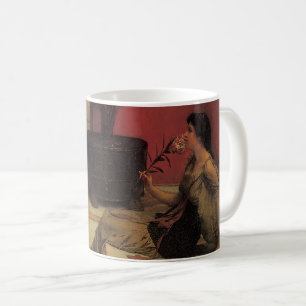 Ein Oleander von Alma Tadema, Vintage Flowers Kaffeetasse