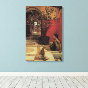 Ein Oleander von Alma Tadema, Vintage Flowers Leinwanddruck