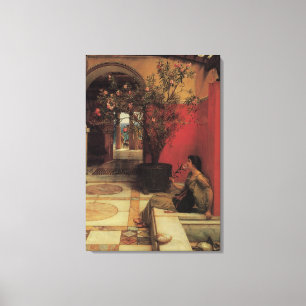 Ein Oleander von Alma Tadema, Vintage Flowers Leinwanddruck
