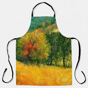 Ein Ölgemälde auf Leinwand eines saisonalen Herbst Schürze