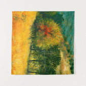 Ein Ölgemälde auf Leinwand eines saisonalen Herbst Wandteppich (Vorderseite (Horizontal))