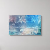 Ein Ölgemälde namens Palette von Samuel Pye Leinwanddruck (Vorderseite)