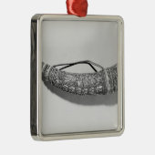 Ein oliphant silbernes ornament (Rechts)