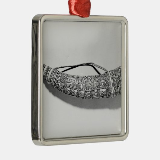 Ein oliphant silbernes ornament (Rechts)