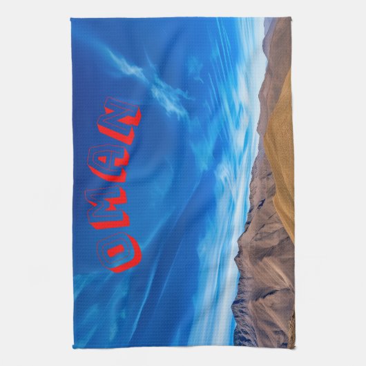 Ein omanisches Gebirge Geschirrtuch (Vertikal)