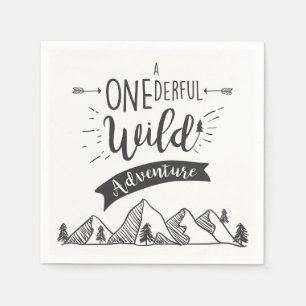 Ein Onederful wilder Serviette
