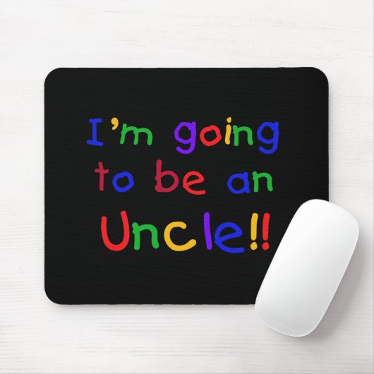 Ein Onkel-Primärfarben-Text Mousepad (Mit Mouse)