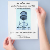 Ein Online-Shop mit Longton! Flyer (Hand)