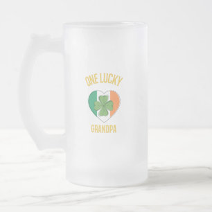 Ein Opa Mattglas Bierglas