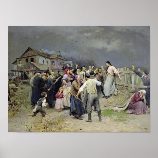 Ein Opfer des Fanatismus, 1899 Poster (Vorne)