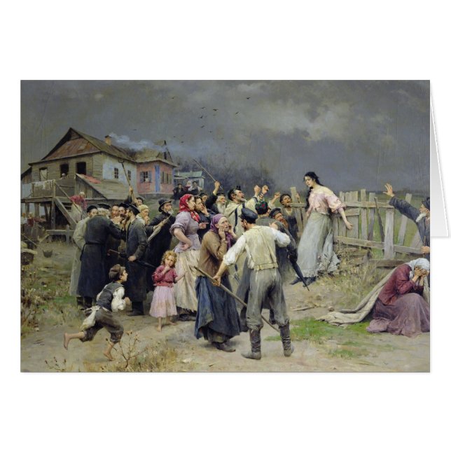 Ein Opfer von Fanatismus, 1899 (Vorderseite (Horizontal))