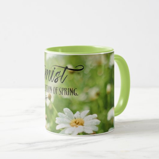 Ein Optimist Tasse (VorderseiteRechts)