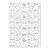 Ein optisch ansprechendes Design, das eine Mischun Tischnummer (Rückseite)