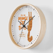 Ein Orange Cat Ding - Funny Tabby Cat Hangon Uhr (Winkel)