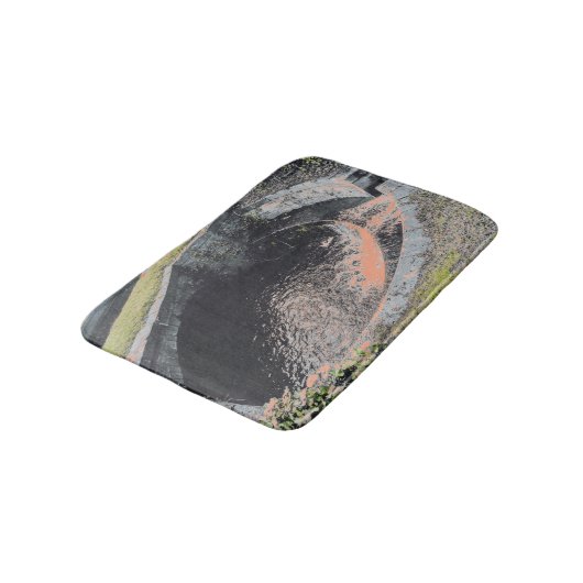 Ein Orange Pool in Welshpool Badematte (Schrägansicht)