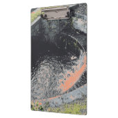 Ein Orange Pool in Welshpool Klemmbrett (Links)