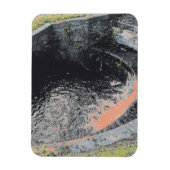 Ein Orange Pool in Welshpool Magnet (Vertikal)