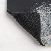 Ein Orange Pool in Welshpool Mousepad (Ecke)