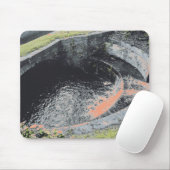 Ein Orange Pool in Welshpool Mousepad (Mit Mouse)
