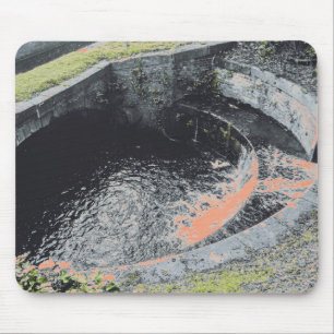 Ein Orange Pool in Welshpool Mousepad