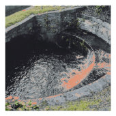 Ein Orange Pool in Welshpool Poster (Vorderseite)