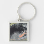 Ein Orange Pool in Welshpool Schlüsselanhänger (Vorne)