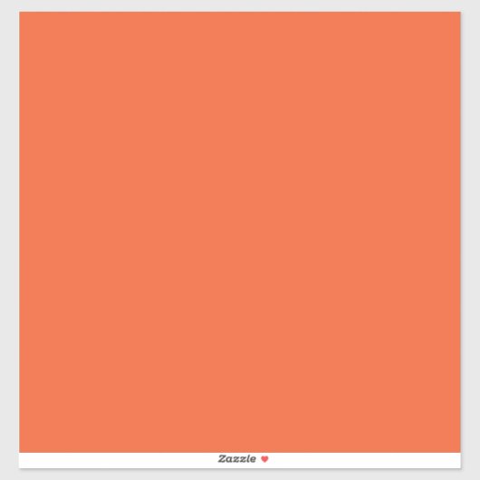 ein orangefarbener Hintergrund Aufkleber (Blatt)