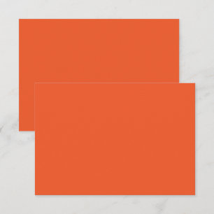 ein orangefarbener Hintergrund Dankeskarte