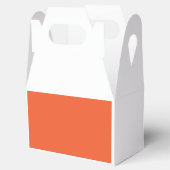 ein orangefarbener Hintergrund Geschenkschachtel (Geöffnet)