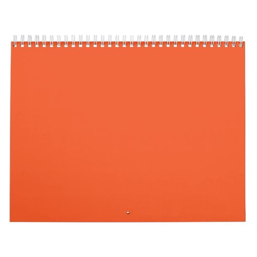 ein orangefarbener Hintergrund Kalender (Titelbild)