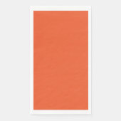 ein orangefarbener Hintergrund Serviette (Vorderseite)