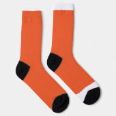 ein orangefarbener Hintergrund Socken (Rechts)