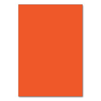ein orangefarbener Hintergrund Tischnummer