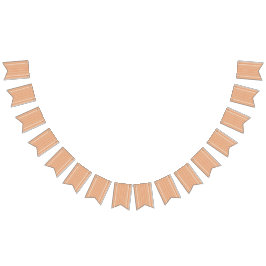 ein orangefarbener und weißer Streifen mit kleinem Wimpelkette