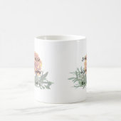 Ein orangefarbenes Marigold mit gelben Tipps Kaffeetasse (Mittel)