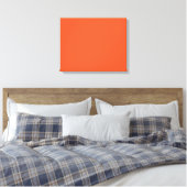 Ein orangefarbenes Quadrat mit weißem Rand, das ei Leinwanddruck (Insitu (Schlafzimmer))