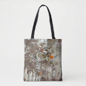 Ein Orangenbaum in einer romantischen Altstadt Tasche (Vorderseite)