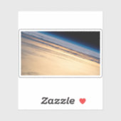 Ein Orbital Sunset von der Küste von Baja Kaliforn Aufkleber (Blatt)