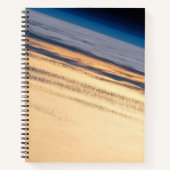 Ein Orbital Sunset von der Küste von Baja Kaliforn Notizblock (Vorderseite)