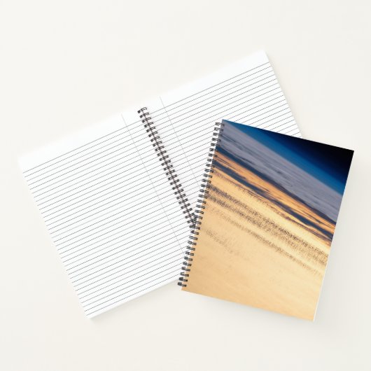 Ein Orbital Sunset von der Küste von Baja Kaliforn Notizblock (Innenseite)