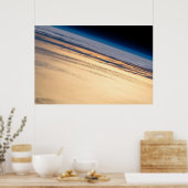 Ein Orbital Sunset von der Küste von Baja Kaliforn Poster (Küche)