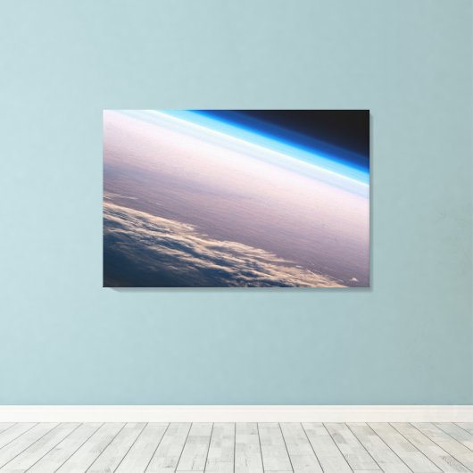 Ein orbitaler Sonnenuntergang vor der Küste von Ca Leinwanddruck (Insitu (Holzboden))