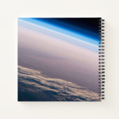 Ein orbitaler Sonnenuntergang vor der Küste von Ca Notizblock (Rückseite)