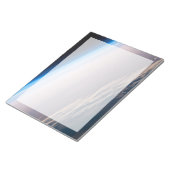 Ein orbitaler Sonnenuntergang vor der Küste von Ca Notizblock (angewinkelt)