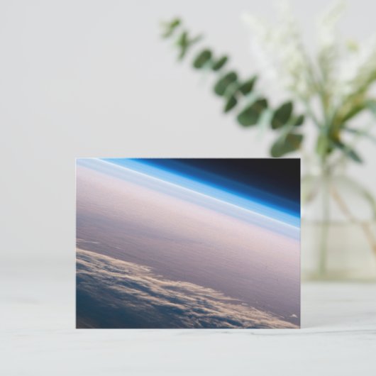 Ein orbitaler Sonnenuntergang vor der Küste von Ca Postkarte (Stehend Vorderseite)