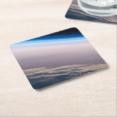 Ein orbitaler Sonnenuntergang vor der Küste von Ca Rechteckiger Pappuntersetzer (angewinkelt)