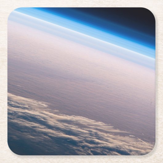 Ein orbitaler Sonnenuntergang vor der Küste von Ca Rechteckiger Pappuntersetzer (Vorderseite)