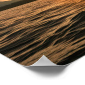 Ein Orca, der vom Ozean abspringt - KI generiert Poster (Ecke)